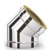 Solinox dubbelwandig 200 mm inw. bocht 45 graden - Afbeelding 2