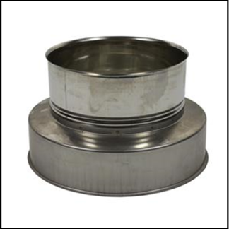 Holetherm dubbelwandig 100 mm inw. Contra aansluitstuk