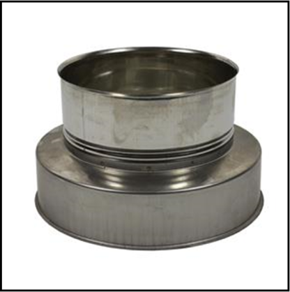 Holetherm dubbelwandig 150 mm inw. Contra aansluitstuk
