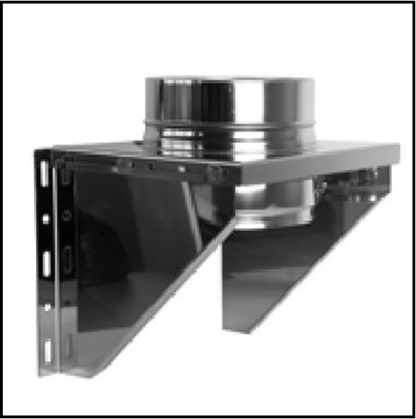 Solinox dubbelwandig 200 mm inw. Stoel constuctie