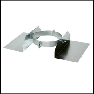 Holetherm dubbelwandig 100 mm inw. Dak-bevestigingsbeugel