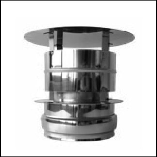 Solinox dubbelwandig 130 mm inw. Trekkende kap Nelson