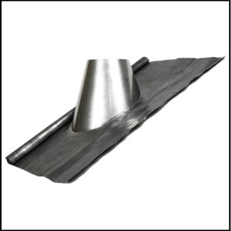 Holetherm dubbelwandig 100 mm inw. Loodslap 20 tot 45 graden