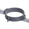 Holetherm dubbelwandig 130 mm inw. Dak bevestigingsbeugel - Afbeelding 2