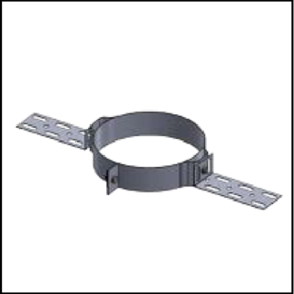 Holetherm dubbelwandig 130 mm inw. Dak bevestigingsbeugel