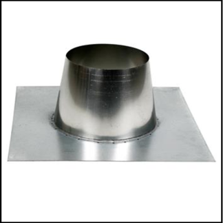 Holetherm dubbelwandig 100 mm inw. Dakplaat platdak