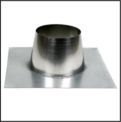 Holetherm dubbelwandig 200 mm inw. Dakplaat platdak