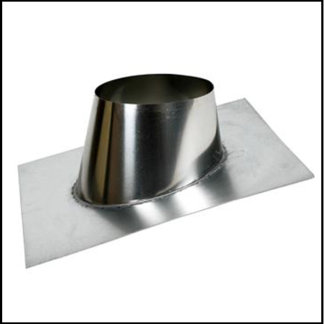 Holetherm dubbelwandig 100 mm inw. Dakplaat schuindak