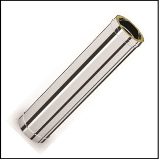 Solinox dubbelwandig 100 mm inw. lengte 100 cm