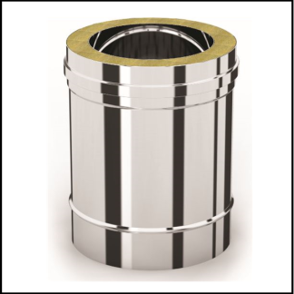 Solinox dubbelwandig 100 mm inw. lengte 25 cm