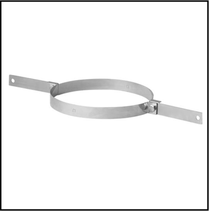 Holetherm RVS flex 80 mm inw. Ophangbeugel