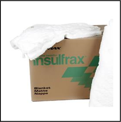 Insulfrax ceramische isolatie deken 25 mm, per meter