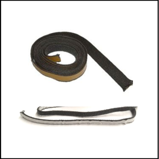 Kachelkoord plat 20x3 mm met plakstrip, per meter