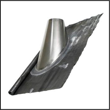 Holetherm dubbelwandig 100 mm inw. Loodslap 40 tot 60 graden
