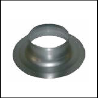 Solinox dubbelwandig 100 mm inw. Dakplaat aluminium