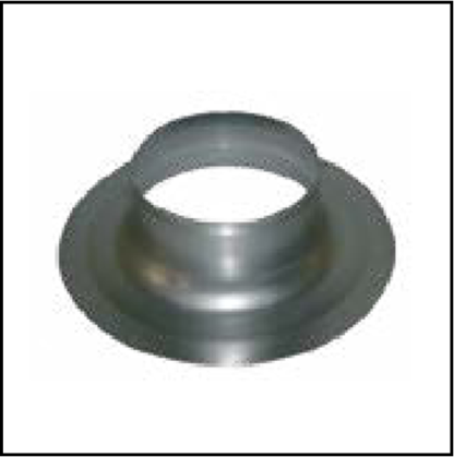 Solinox dubbelwandig 100 mm inw. Dakplaat aluminium