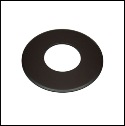 Enkelwandig staal 0,6 mm rond 150 mm Rozet breed