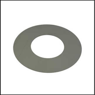 Holetherm RVS enkelwandig 125 mm inw. Rozet