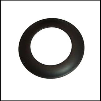 Enkelwandig staal 0,6 mm rond 130 mm Rozet smal