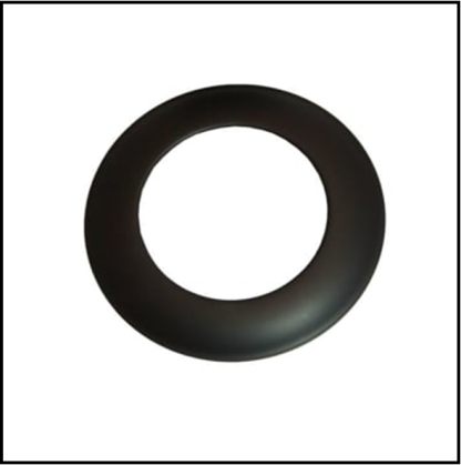 Enkelwandig staal 0,6 mm rond 150 mm Rozet smal