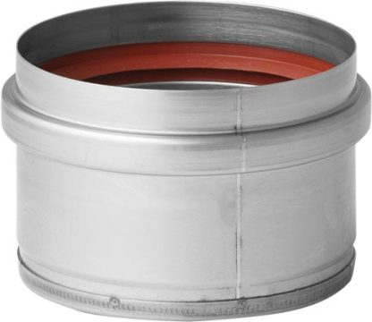 Holetherm RVS enkelwandig 80 mm inw. Dop voor T-stuk - Afbeelding 2