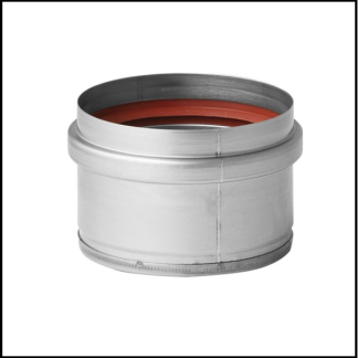 Holetherm RVS enkelwandig 100 mm inw. Dop voor T-stuk