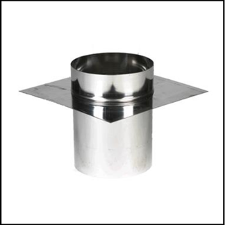 Holetherm RVS flex 125 mm inw. Top-onderaansluiting