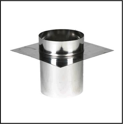 Holetherm RVS flex 125 mm inw. Top-onderaansluiting
