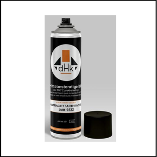 Spuitbus hittebestendige verf 400 ml, Kleur Antraciet Ral 9332