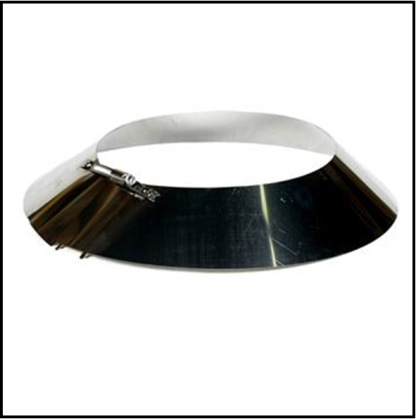 Holetherm dubbelwandig 200 mm inw. Stormkraag