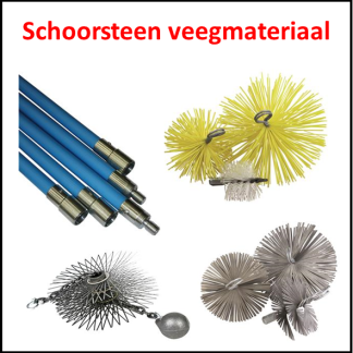 Schoorsteen veegmateriaal